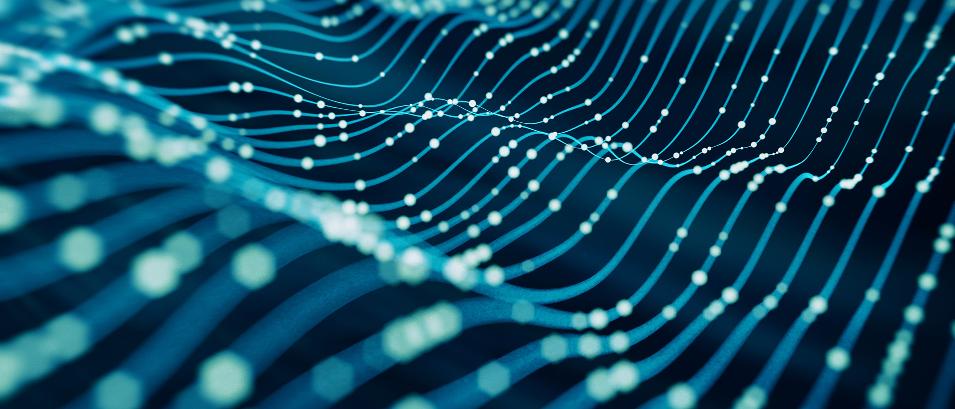 Abstract wavy blue pattern