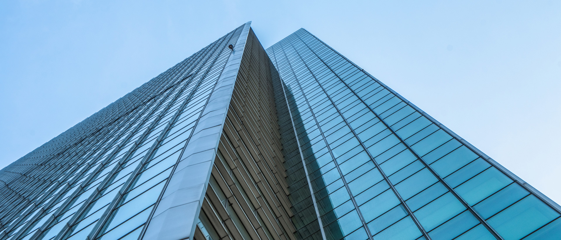 Tall skyscraper office building