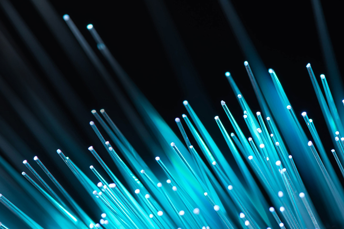 Abstract image of blue spikes